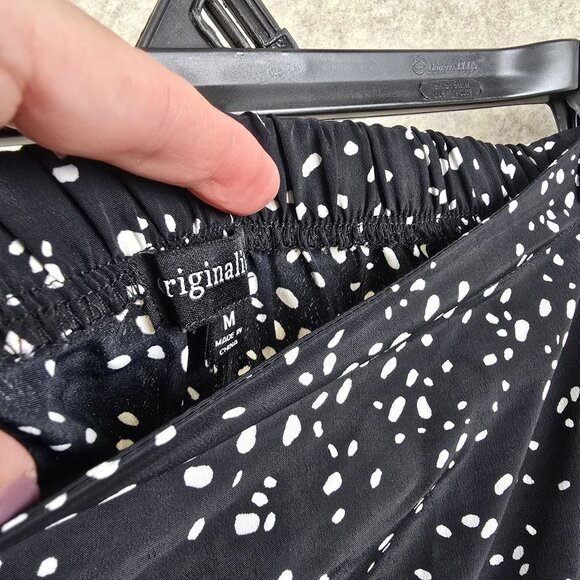 Black & White Polka Dot Ruffled Skirt Medium - Picture 3 of 6